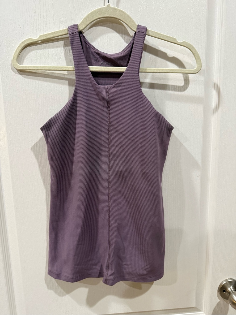 Athleta Lavender Purple High-Neck Racerback Tank